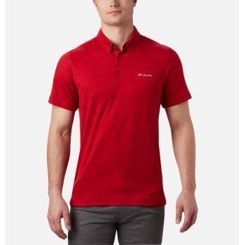 Columbia Muške Polo Majice - Tech Trail Plave Crvene | EXJO-05612